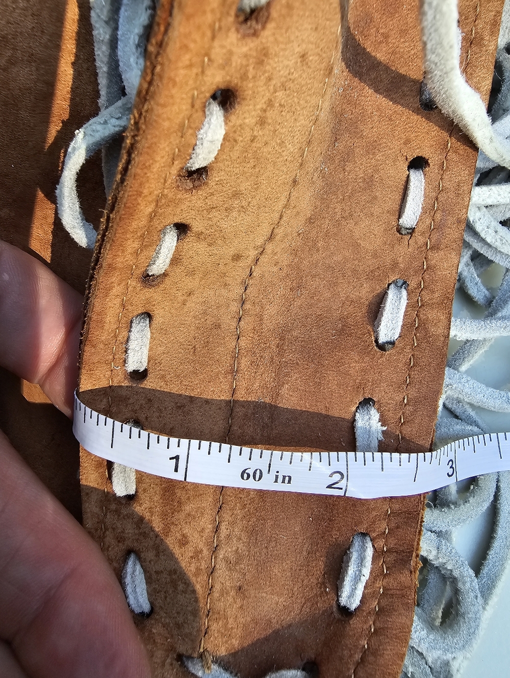 Vintage Leather Forager Herbalist Bag White Fox Fur Fringe Herb Book Bundle - Picture 10 of 17